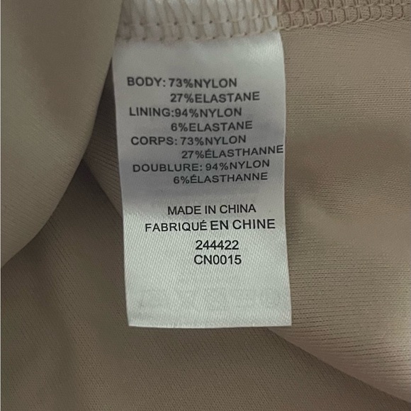 House Of Harlow 1960 Beige Nude Ribbed Mock Neck Top Size XL - Picture 8 of 14